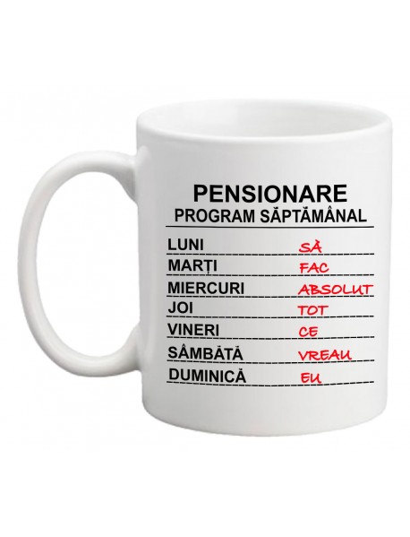 Cană - Pensionare