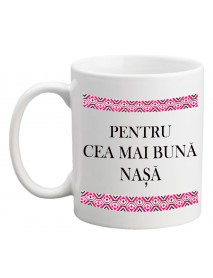 Cană - Pentru cea mai buna nașă Cană - Pentru cea mai buna nașă