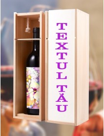Cutie din lemn pentru vin