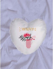 Pernă personalizată inimă albă Pernă personalizată inimă albă