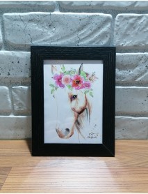 Ramă foto personalizată neagră 13x15cm Ramă foto personalizată neagră 13x15cm