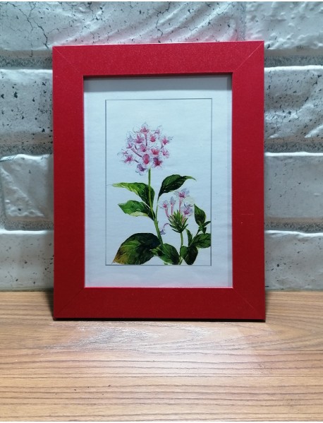 Ramă foto personalizată roșie 13x18cm