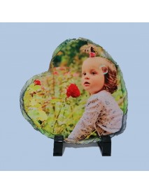 Tablou piatră ardezie inimă 20cm