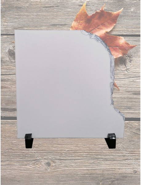 Tablou piatră ardezie pătrată 20cm Tablou piatră ardezie pătrată 20cm