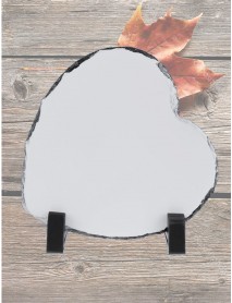 Tablou piatră ardezie inimă 15cm