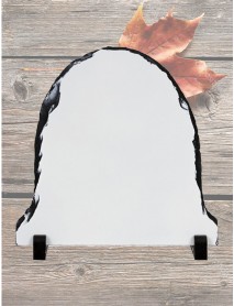 Tablou piatră ardezie semirotundă 20cm