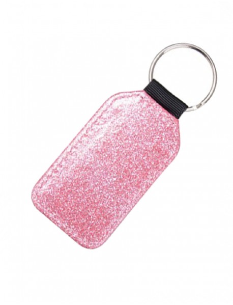 Breloc glitter roz personalizat Breloc glitter roz personalizat
