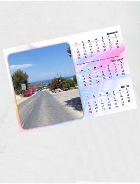 Calendar personalizat cu poze A4 Calendar personalizat cu poze A4