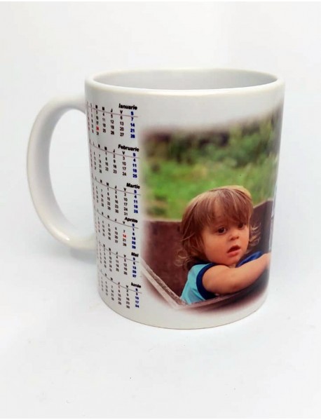 Cană personalizată calendar cu poză Cană personalizată calendar cu poză