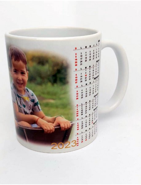 Cană personalizată calendar cu poză Cană personalizată calendar cu poză