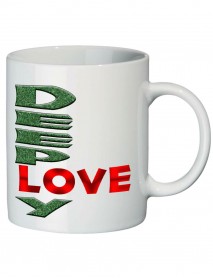 Cană - deeply love green