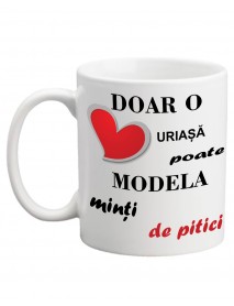 Cană - Doar o inimă uriașă poate modela minți de pitici