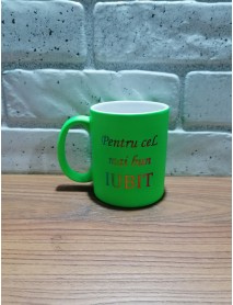 Cană - Pentru cel mai bun iubit cu scris auriu