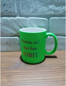 Cană - Pentru cel mai bun iubit cu scris auriu