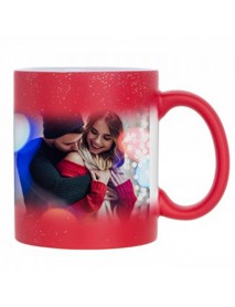 Cană personalizată termosensibilă roșie Starsky 