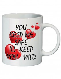 Cană - Keep me safe I”ll keep you wild