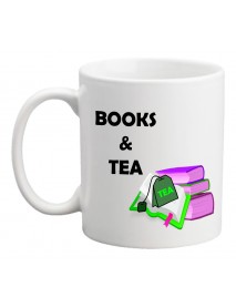 Cană - Book and tea