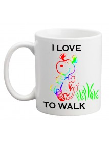 Cană - I love to walk