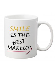 Cană - Smile is the best makeup