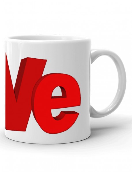 Cană personalizată love red Cană personalizată love red