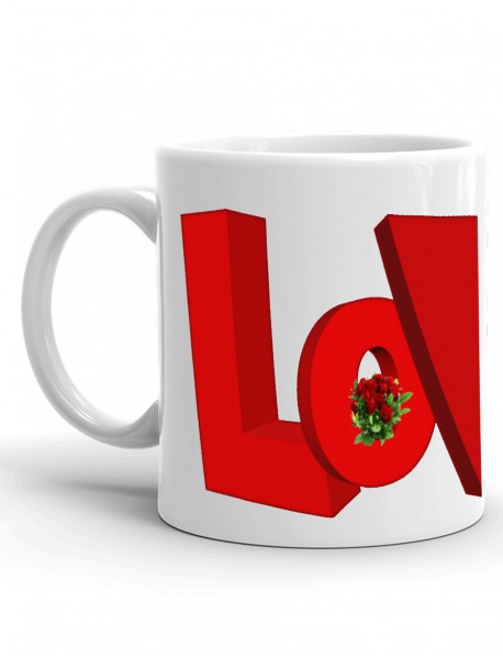 Cană personalizată love red