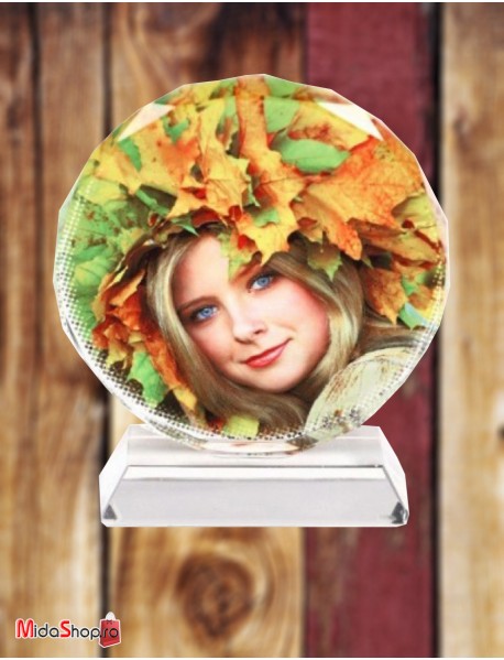 Cristal personalizat rotund