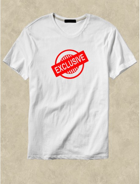 Tricou personalizat alb Exclusive Tricou personalizat alb Exclusive
