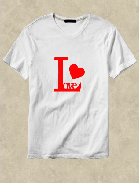 Tricou personalizat alb - Love
