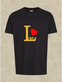 Tricou personalizat negru Love