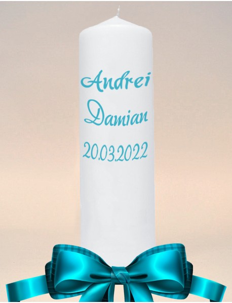 Lumânare botez cod ”mida 4001”
