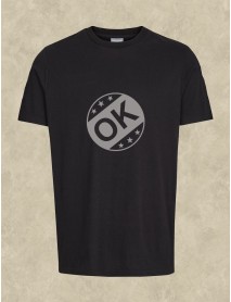 Tricou personalizat negru - Ok 