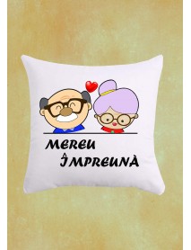 Pernă pătrată personalizată - Mereu impreună