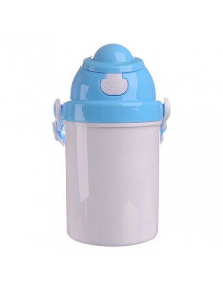 Bidon plastic pentru copii albastru 400 ml