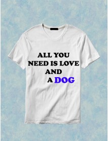Tricou personalizat alb - All you need is love Tricou personalizat alb - All you need is love