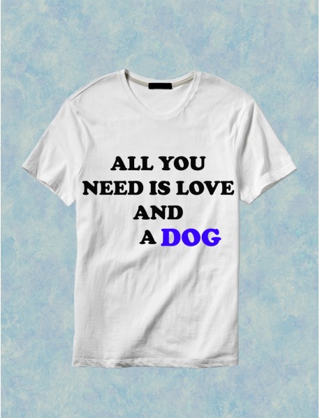 Tricou personalizat alb - All you need is love Tricou personalizat alb - All you need is love