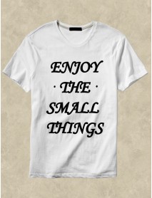 Tricou personalizat alb - Enjoy the small things Tricou personalizat alb - Enjoy the small things