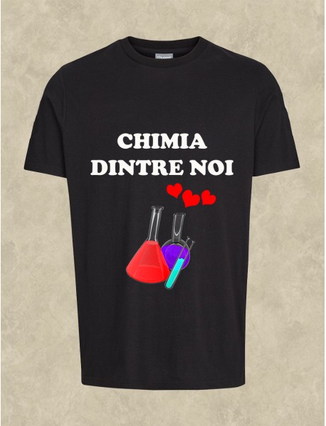 Set 2 tricouri personalizate unisex - Chimia dintre noi Set 2 tricouri personalizate unisex - Chimia dintre noi